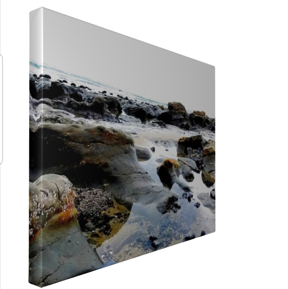 Rocky Reflections Coastal Photography Print - Picture 2 of 4